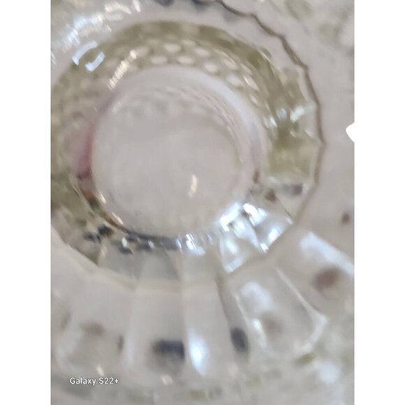 Anchor Hocking MOONSTONE Opalescent Hobnail Glass Sugar Bowl With Double Handles - Picture 15 of 16